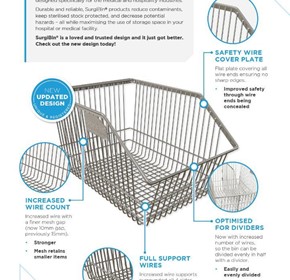 SURGIBIN® CHROME WIRE BASKETS JUST GOT BETTER SURGIBIN® CHROME WIRE BASKETS JUST GOT BETTER