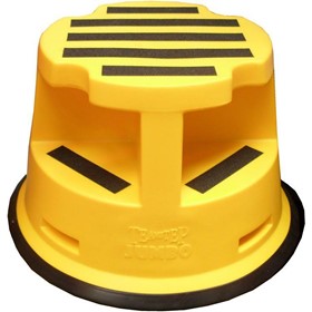 Team Step Round Jumbo Safety Step With Castors (Extra Large Top)