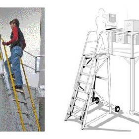 Height Mobile Access Ladders | Mezzalad &