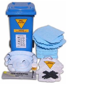 Spill Kits for Body Fluids, Acids Caustics, Solvents