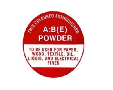 Identification Sign ABE Dry Powder