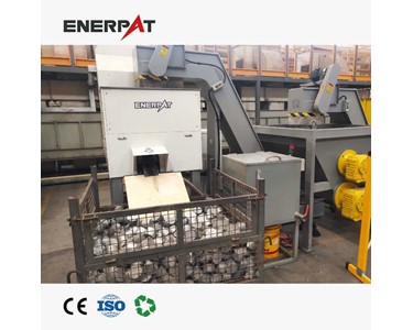Enerpat - Compact Horizontal Metal Chips Briquetting Press Machine BM-570 
