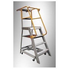 Aluminium Order Picker Platform Ladders | Series