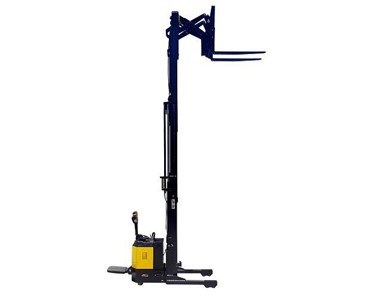 Mitaco - Full Electric Walkie Reach Stackers 1500kg Capacity / 5.5m Lift