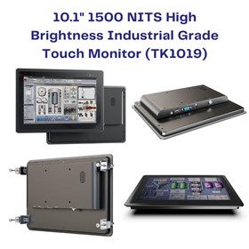 10.1" 1500 NITS High Brightness Industrial-Grade Touch Monitor -TK1019