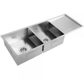 Kitchen Sink 1145 W x 450 D Stainless Steel with Drainer
