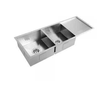 Cefito - Kitchen Sink 1145 W x 450 D Stainless Steel with Drainer