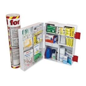 Burns Workplace First Aid Kit-ABS Wall Mount	