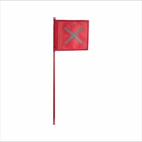 Safety Flag with Multiple LED's and Square Flag | 1.2m 