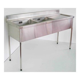 Double Bowl Sink Bench | ASWO18-75R