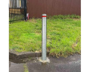 Bollard 114mm In Ground Hot Dipped - Galvanised | B114-IG-Gal