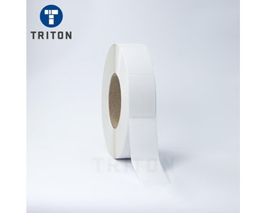 Triton - Thermal Paper Roll | Port Mark Label 37x58 White, Security Slit