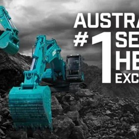 Kobelco is the #1 selling heavy excavator brand in Australia for 2023