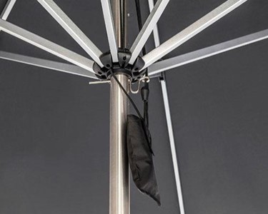 Superstore - Cafe Centrepost Outdoor Umbrella | 2.8m Octagonal | Black