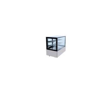 Bonvue - Square Glass Cake Display 2 Shelves 1200mm | SSU120-2XB