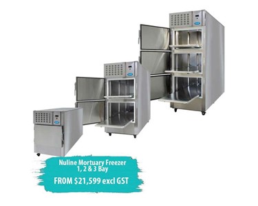 Nuline - Mortuary Freezer 1, 2 and 3 door from $23,499