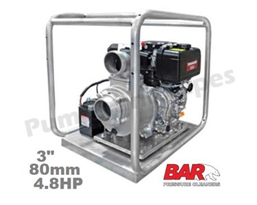 Bar Group - Water Transfer Pump Unit | 3" 80mm 4.8HP Yanmar Diesel Engine 