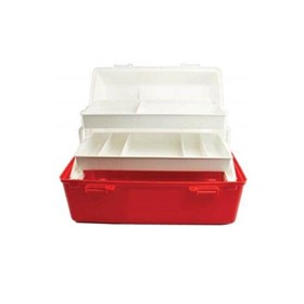 First Aid Case Red and White Portable	