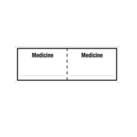 Injectable Medicine Label - Line & Catheter | Medicine 	