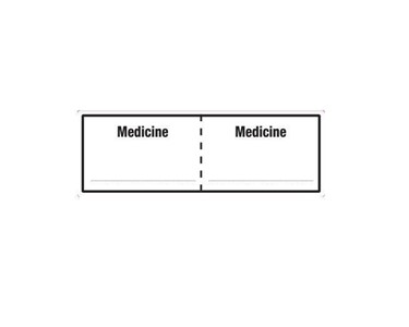 Medi-Print - Injectable Medicine Label - Line & Catheter | Medicine 	