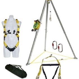 Confined Space Entry Kit w/ 20m Stainless Steel Cable Winch