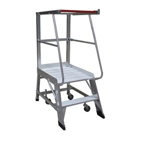 Order Picker Ladder | 2 Step Platform