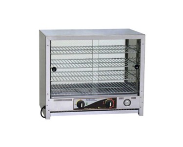 Roland - Pie Warmer Square Top with Glass Doors | 50 Pie RO-PA50
