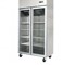 Jono Refrigeration - Stainless Steel 2 Glass Door Upright Display Fridge -JUMD1000G