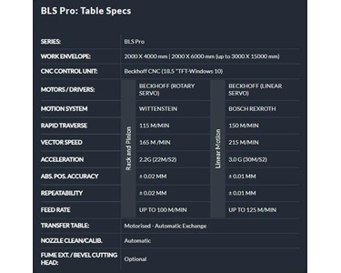 Baykal - BLS PRO CNC Laster Cutter