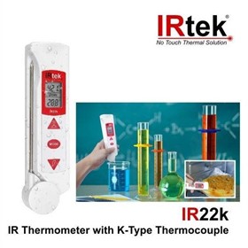 IR Thermometer with K-Type Thermocouple | IR22k