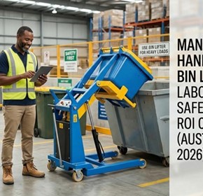 Manual Handling vs Bin Lifter: Labour Cost, Safety Risk & ROI Comparison (Australia 2026)