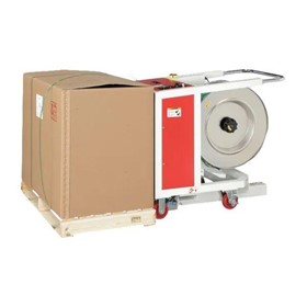 Semi-Automatic Vertical Pallet Strapping Machine