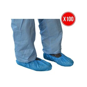 Box of 100 Blue Shoe Covers