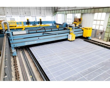 Castellini - Large Format Steel Plate Welding | Cleaning, Marking and Cutting Unit