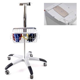 ABI Mobile Stand With Basket | ACC-VAS-013 & Fixing Plate ACC-VAS-012