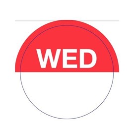 Food Services Label  | Wednesday Dot | MPDD03