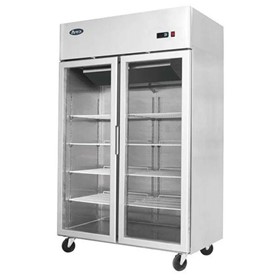 MCF8605 - Top Mounted Double Glass Door Refrigerator Showcase