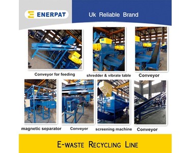Enerpat - High Efficient And Environmental Friendly E-waste Shredder Line
