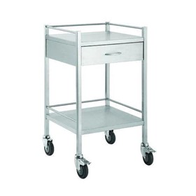 Rounds Trolley | Stainless Steel Trolley - 1 Drawer