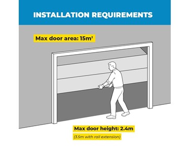 Richmond Wheel & Castor Co - 24V DC Automatic Garage Door Opener (GDR150)