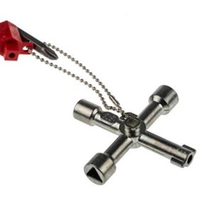 Unive al Cabinet Cross Wrench Key