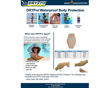 DRYPro - Waterproof PICC Line Protector | DRYPro™ 