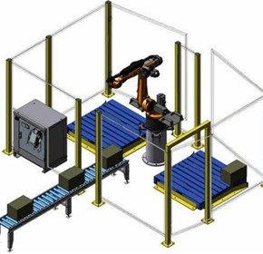 6 axis Palletising Robot Cell 2 ~ 3-meter infeed 6 axis Palletising Robot Cell 2 ~ 3-meter infeed