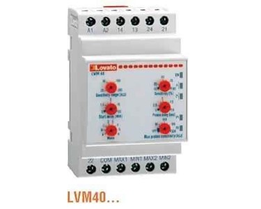 Lovato - Multi-Function Level Control Relay | LVM40 Single-Voltage