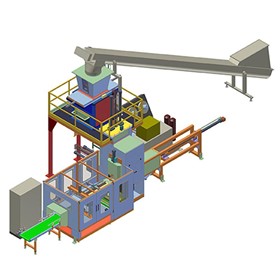 Automatic Horizontal Baler for 20-25 kg 5 bales/min