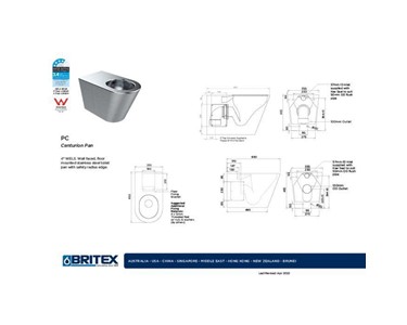 Britex - Toilet Pan | Centurion 