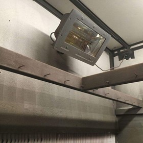 20% more efficient in drying process: EHSAFE short-wave infrared heaters in hazardous paint booths