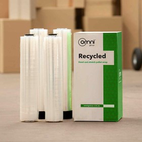 Recycled Hand Stretch Pallet Wrap - Cast Clear 500mm x 400m x 15um