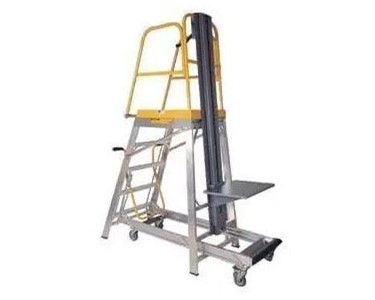 Stockmaster - WinchTruk Order Picker Ladder - By R.J. Cox Engineering
