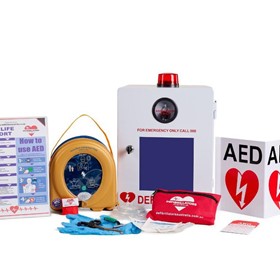 350P Semi Automatic AED Indoor Wall Cabinet Lockable Defibrillator 